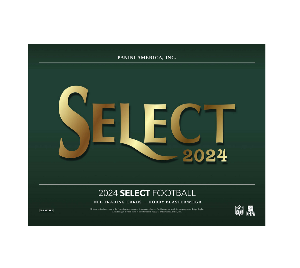 2024 Panini Select Football Hobby Blaster 20-Box Case (Green and Red Prizm Shock)