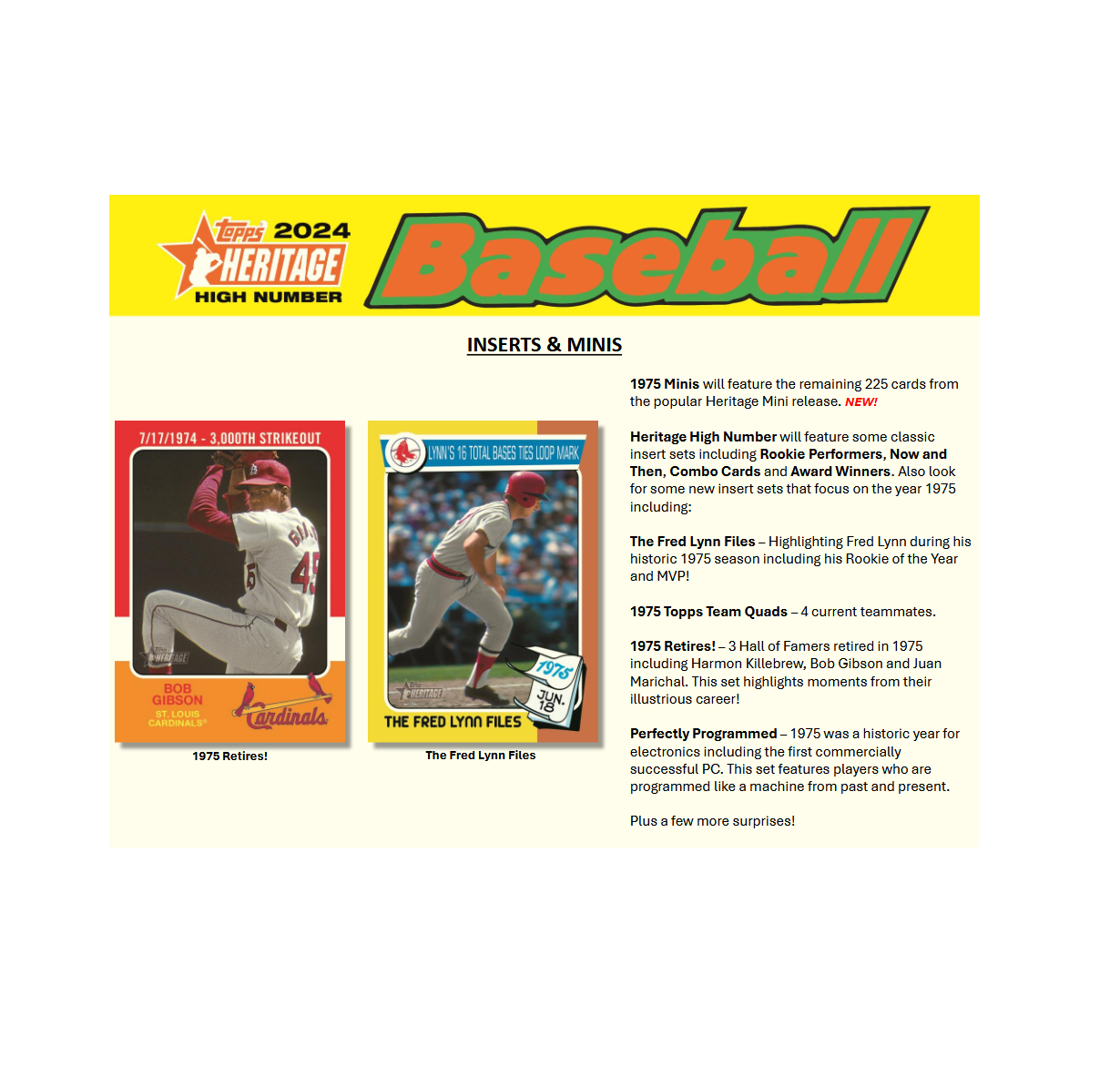 2024 Topps Heritage High Number Baseball Hobby 12-Box Case