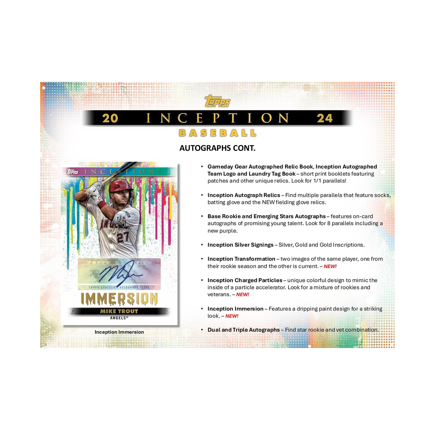 2024 Topps Inception Baseball Hobby 8-Box Case