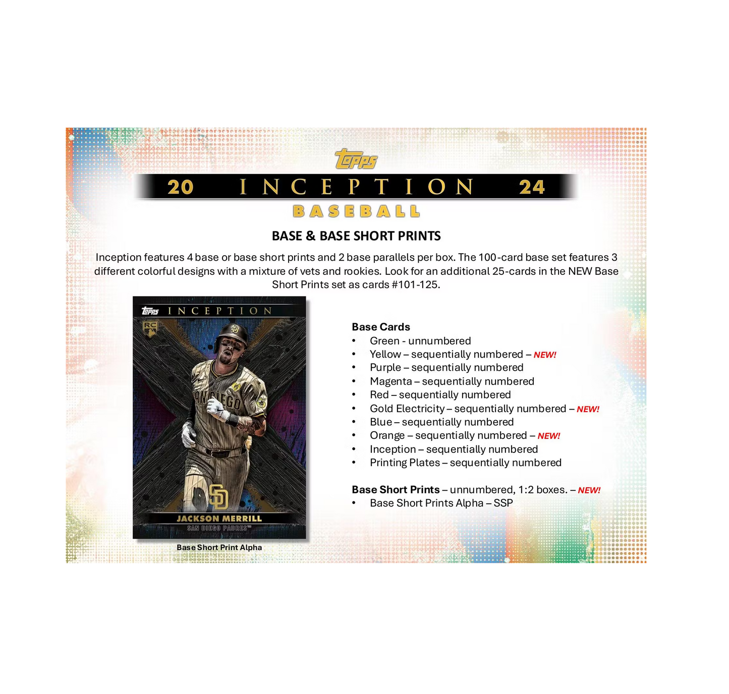 2024 Topps Inception Baseball Hobby 8-Box Case