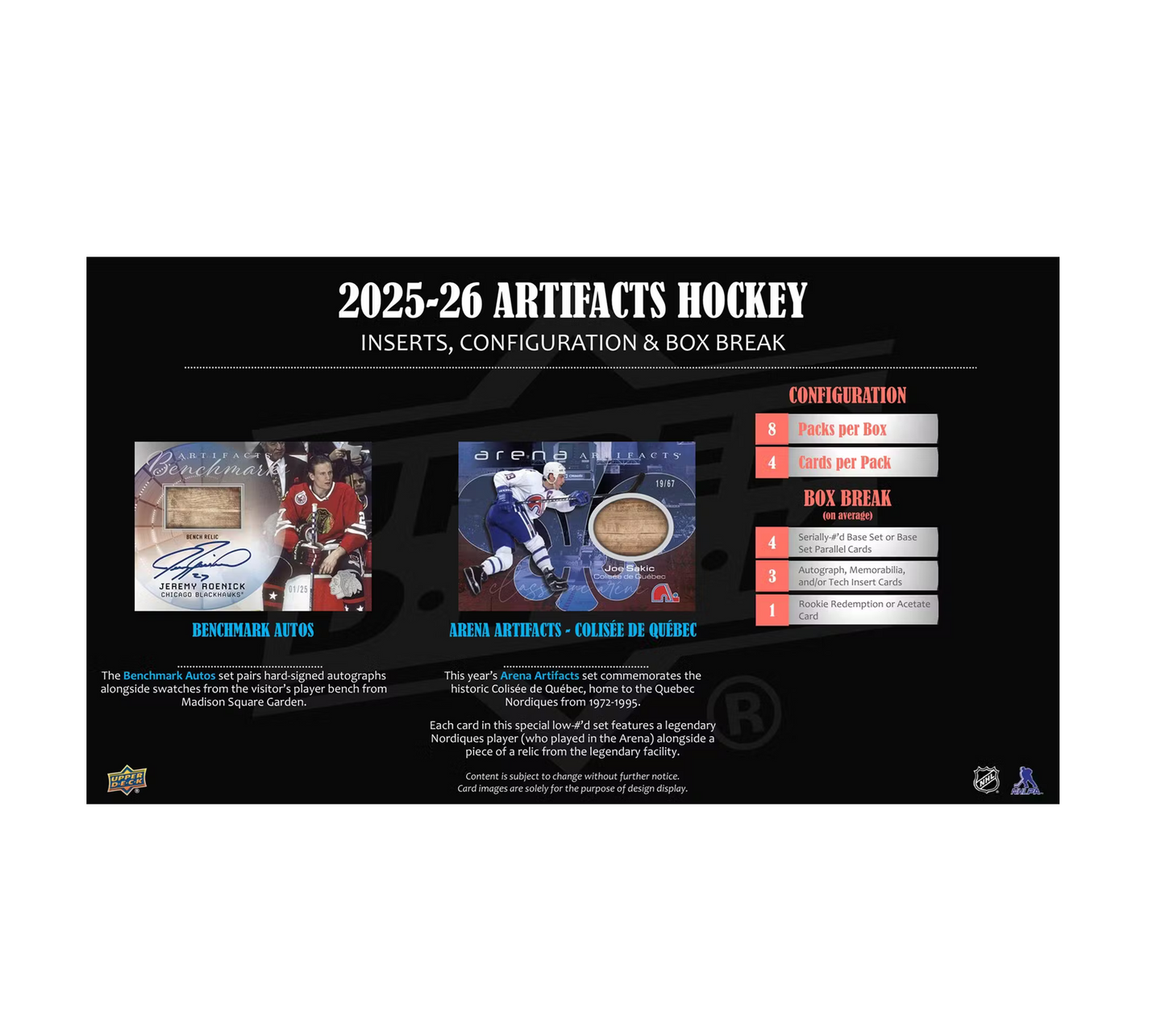 2025-26 Upper Deck Artifacts Hockey Hobby 20-Box Case