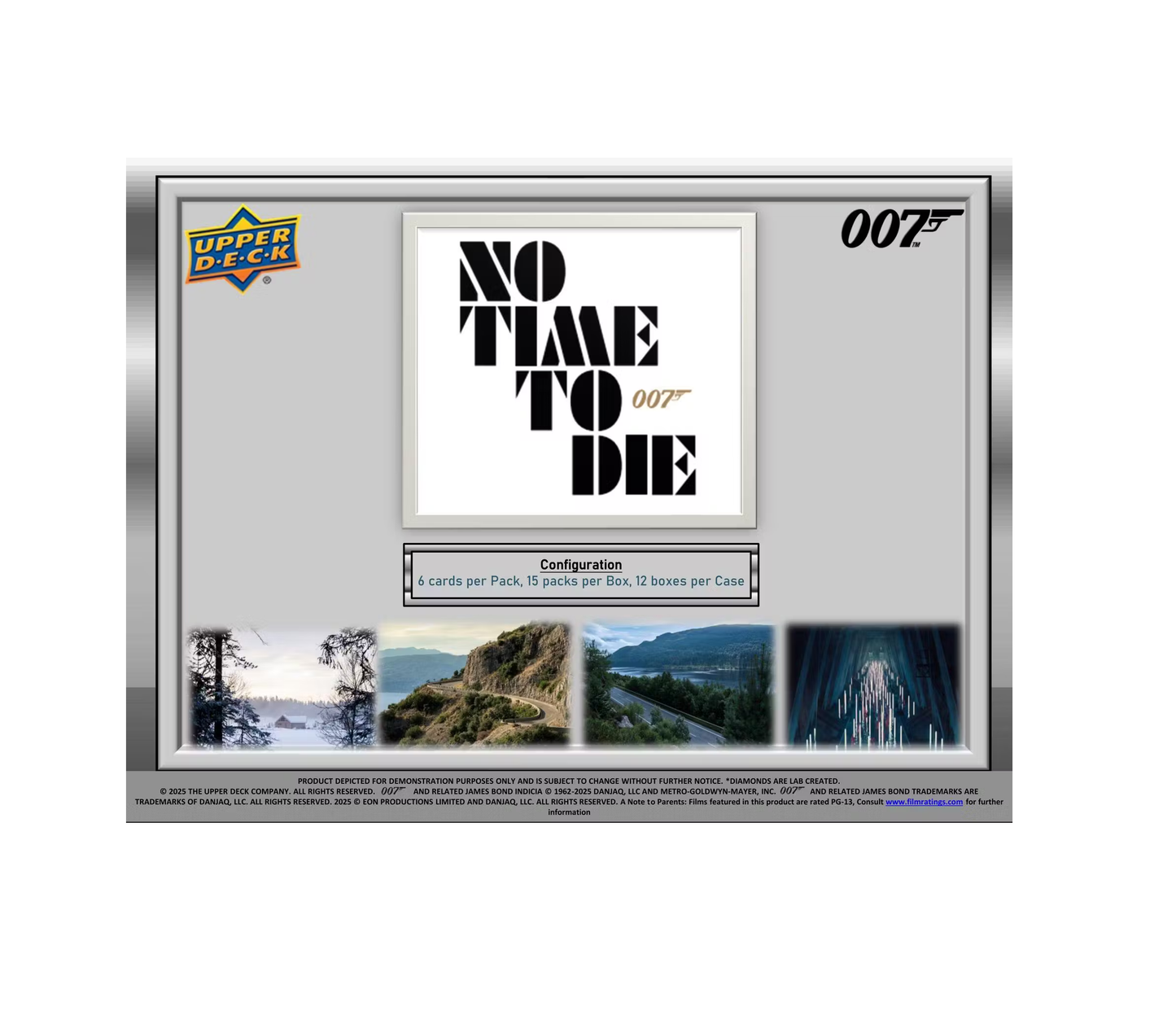 2025 Upper Deck James Bond No Time to Die Hobby 12-Box Case