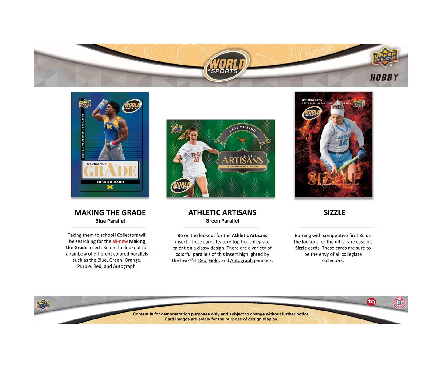 2025 Upper Deck World of Sports Volume 1 Multisport Hobby 12-Box Case