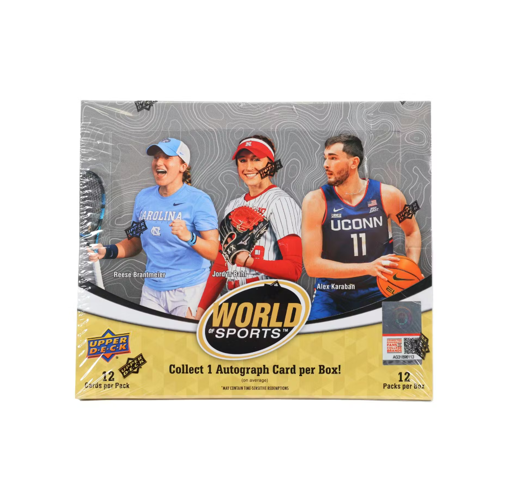 2025 Upper Deck World of Sports Volume 1 Multisport Hobby 12-Box Case