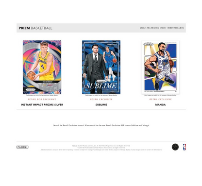 2024-25 Panini Prizm Basketball Hobby Mega 20-Box Case