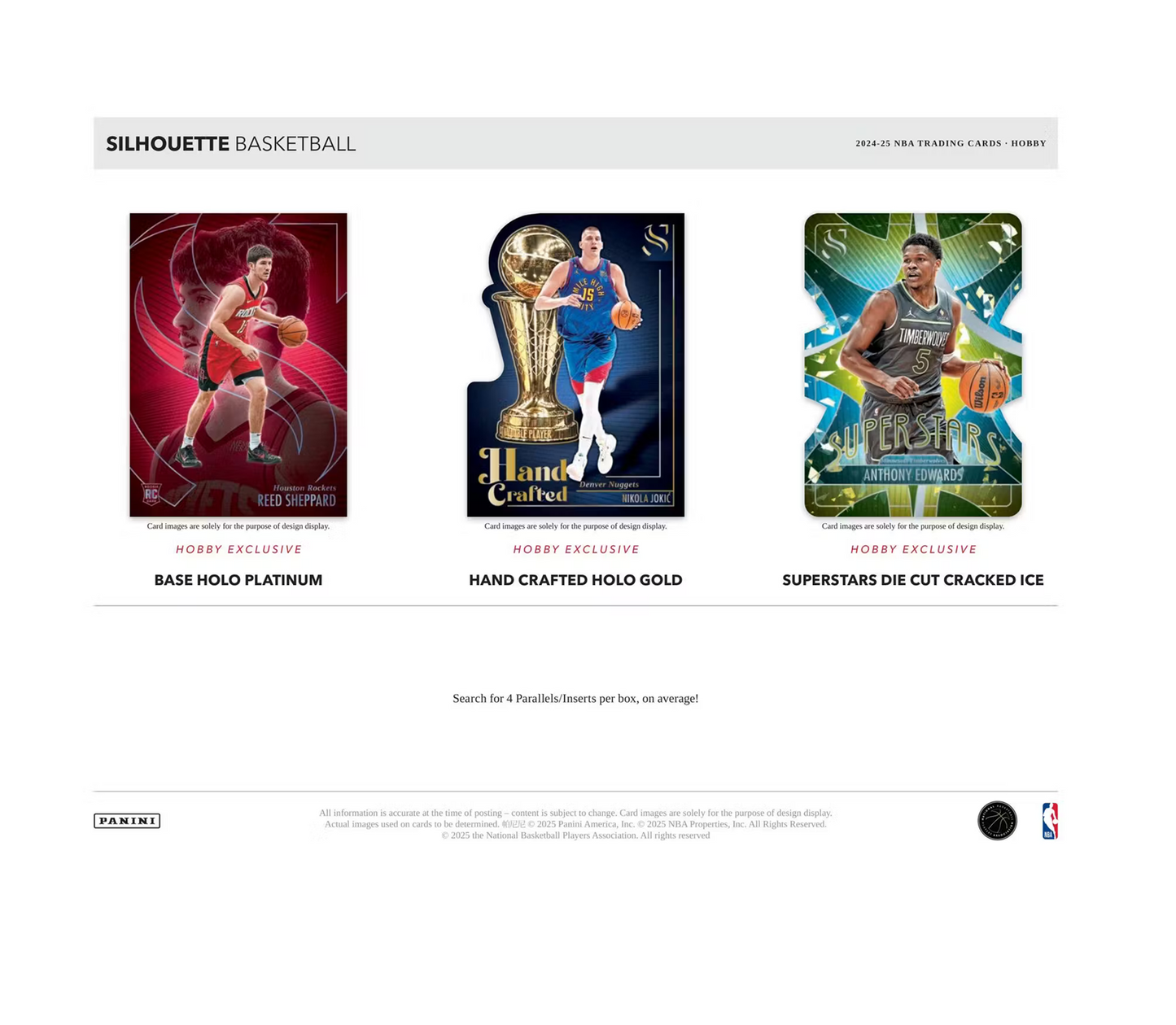 2024-25 Panini Silhouette Basketball Hobby Box
