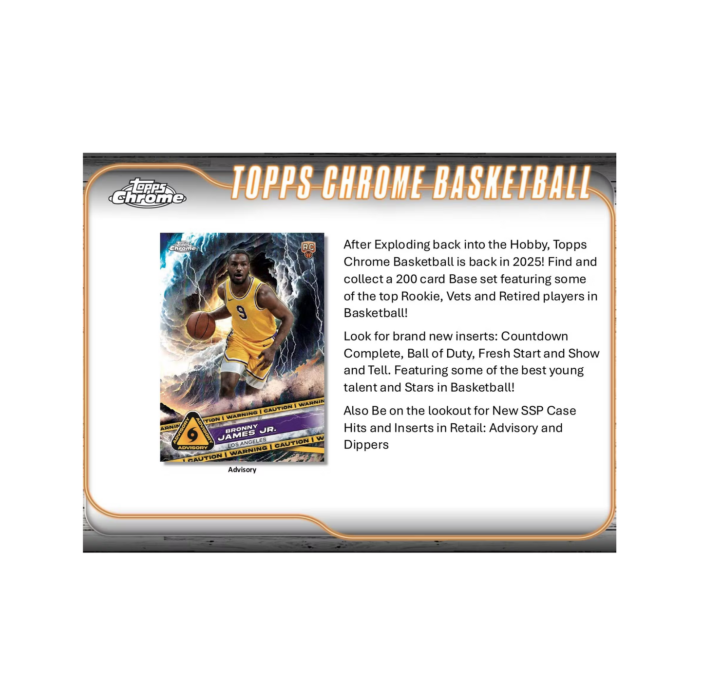 2024-25 Topps Chrome Basketball Blaster 40-Box Case