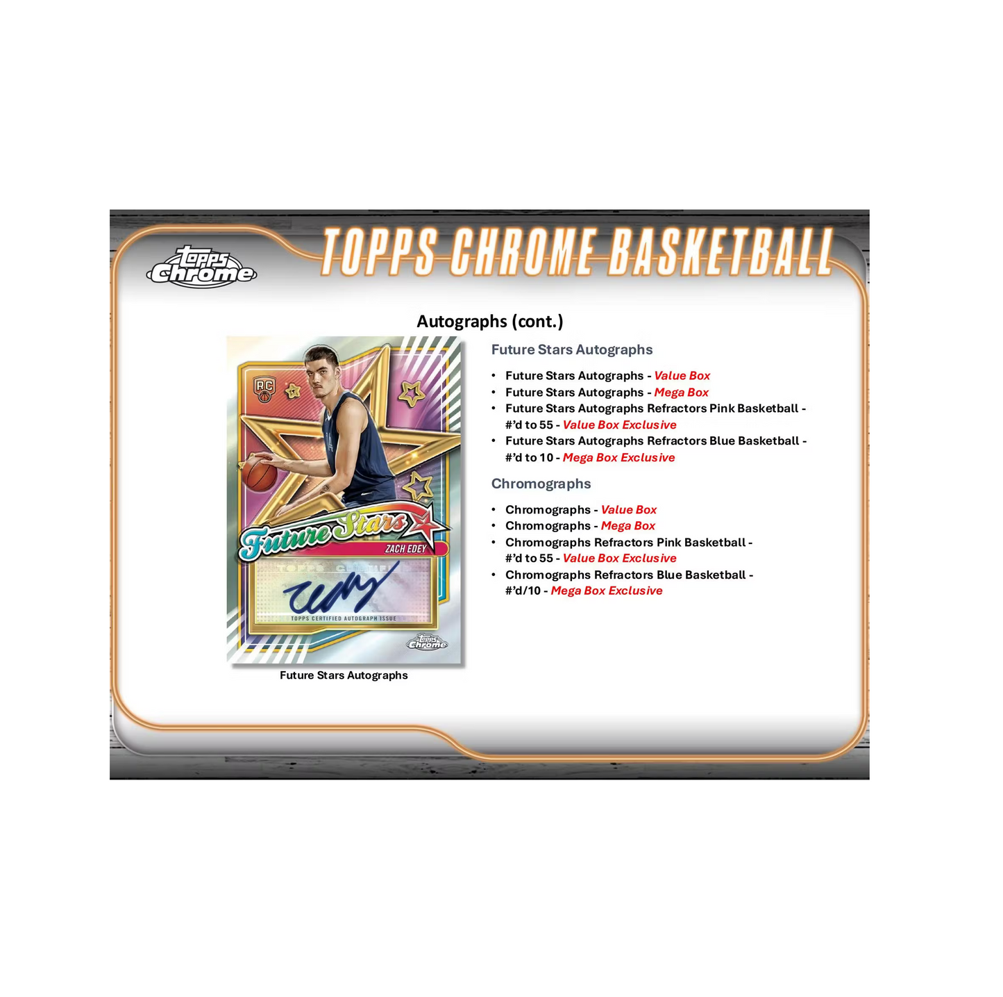 2024-25 Topps Chrome Basketball Mega 20-Box Case