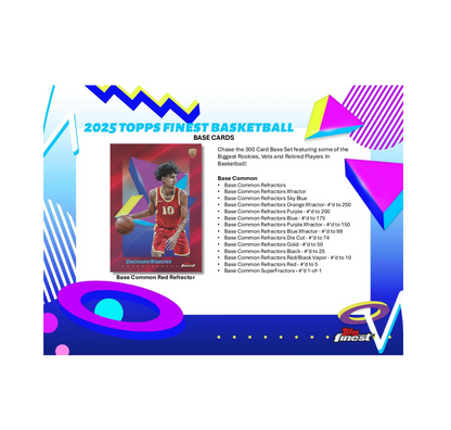 2024-25 Topps Finest Basketball Hobby 8-Box Case