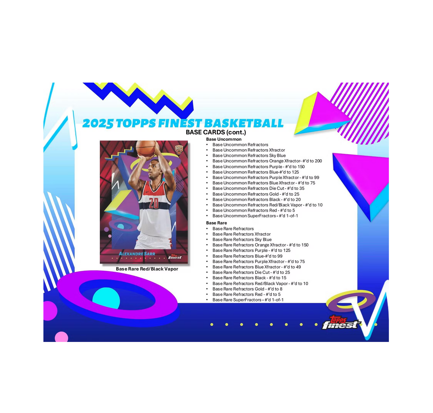 2024-25 Topps Finest Basketball Hobby 8-Box Case