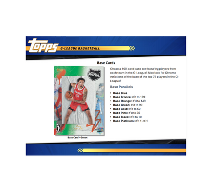 2024-25 Topps G-League Basketball Hobby 20-Box Case