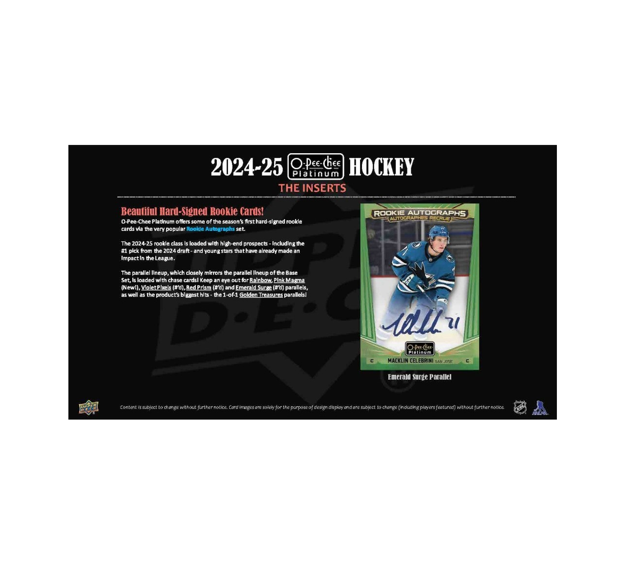 2024-25 Upper Deck O-Pee-Chee Platinum Hockey Blaster 20-Box Case