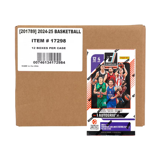 2024-25 Panini Donruss Euroleague Basketball Hobby 12-Box Case