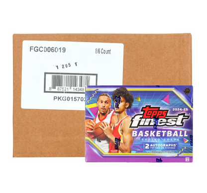2024-25 Topps Finest Basketball Hobby 8-Box Case