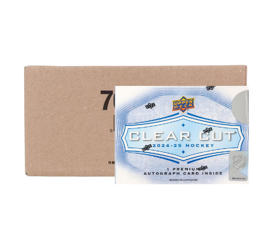 2024-25 Upper Deck Clear Cut Hockey Hobby 30-Box Case