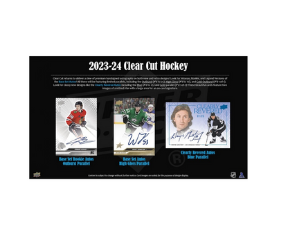 2024-25 Upper Deck Clear Cut Hockey Hobby 30-Box Case