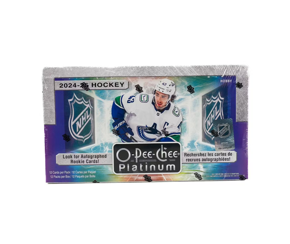 2024-25 Upper Deck O-Pee-Chee Platinum Hockey Hobby 8-Box Case