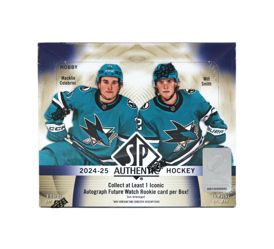 2024-25 Upper Deck SP Authentic Hockey Hobby 16-Box Case