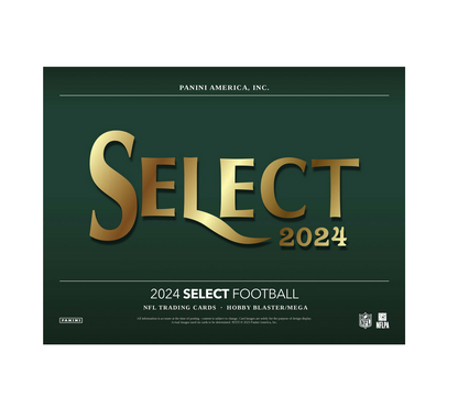 2024 Panini Select Football Hobby Blaster 20-Box Case (Green and Red Prizm Shock)
