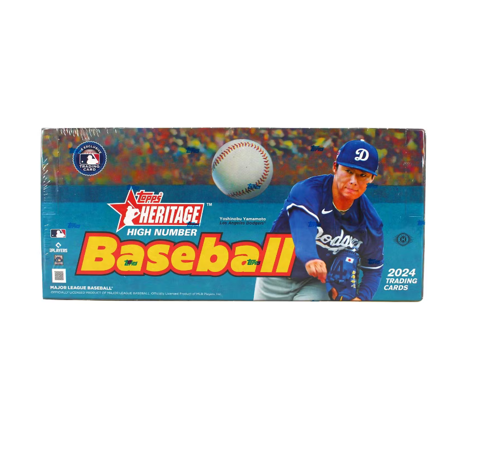 2024 Topps Heritage High Number Baseball Hobby 12-Box Case