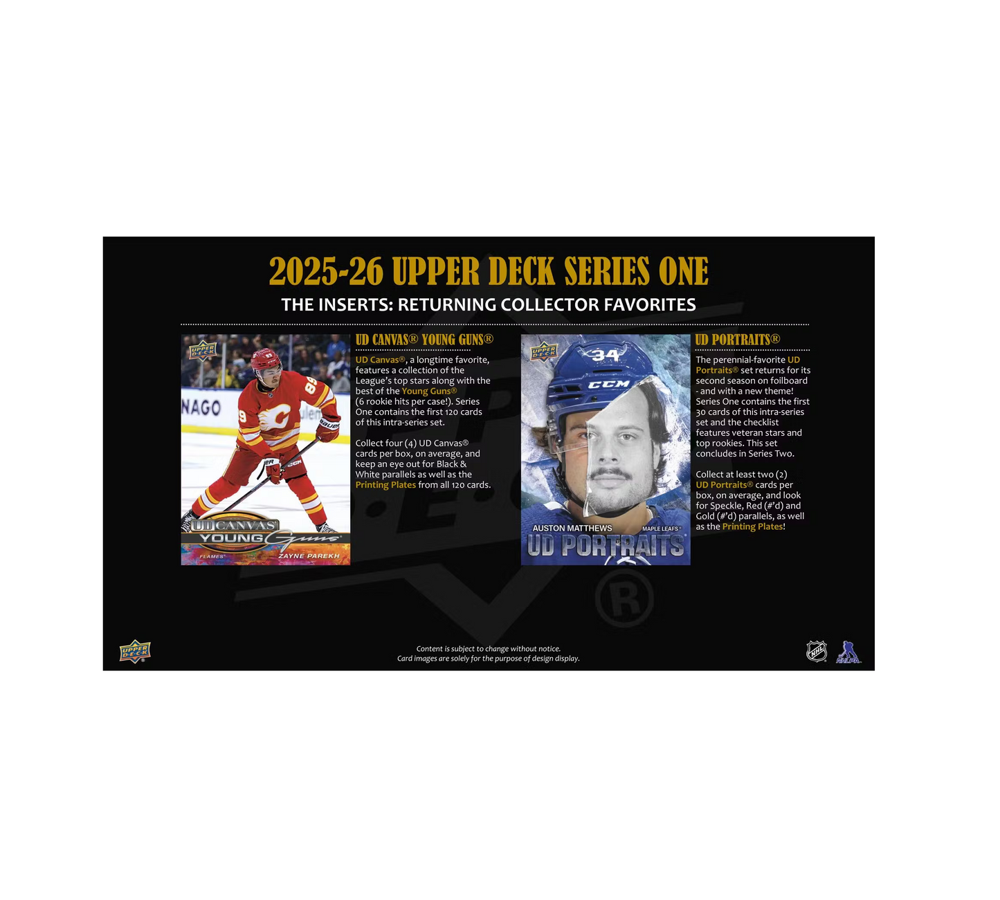 2025-26 Upper Deck Series 1 Hockey Hobby 12-Box Case