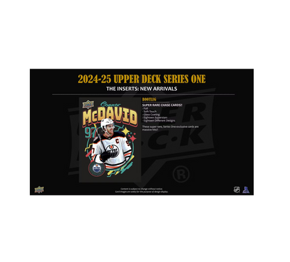 2025-26 Upper Deck Series 1 Hockey Hobby 12-Box Case