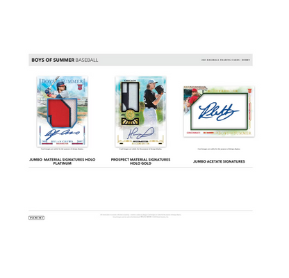 2025 Panini Boys of Summer Baseball Hobby 8-Box Case