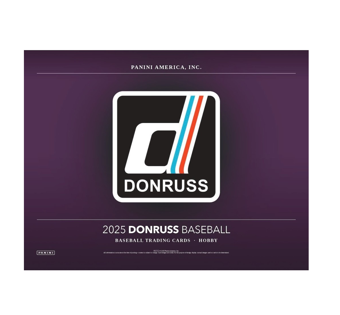 2025 Panini Donruss Baseball Hobby 16-Box Case
