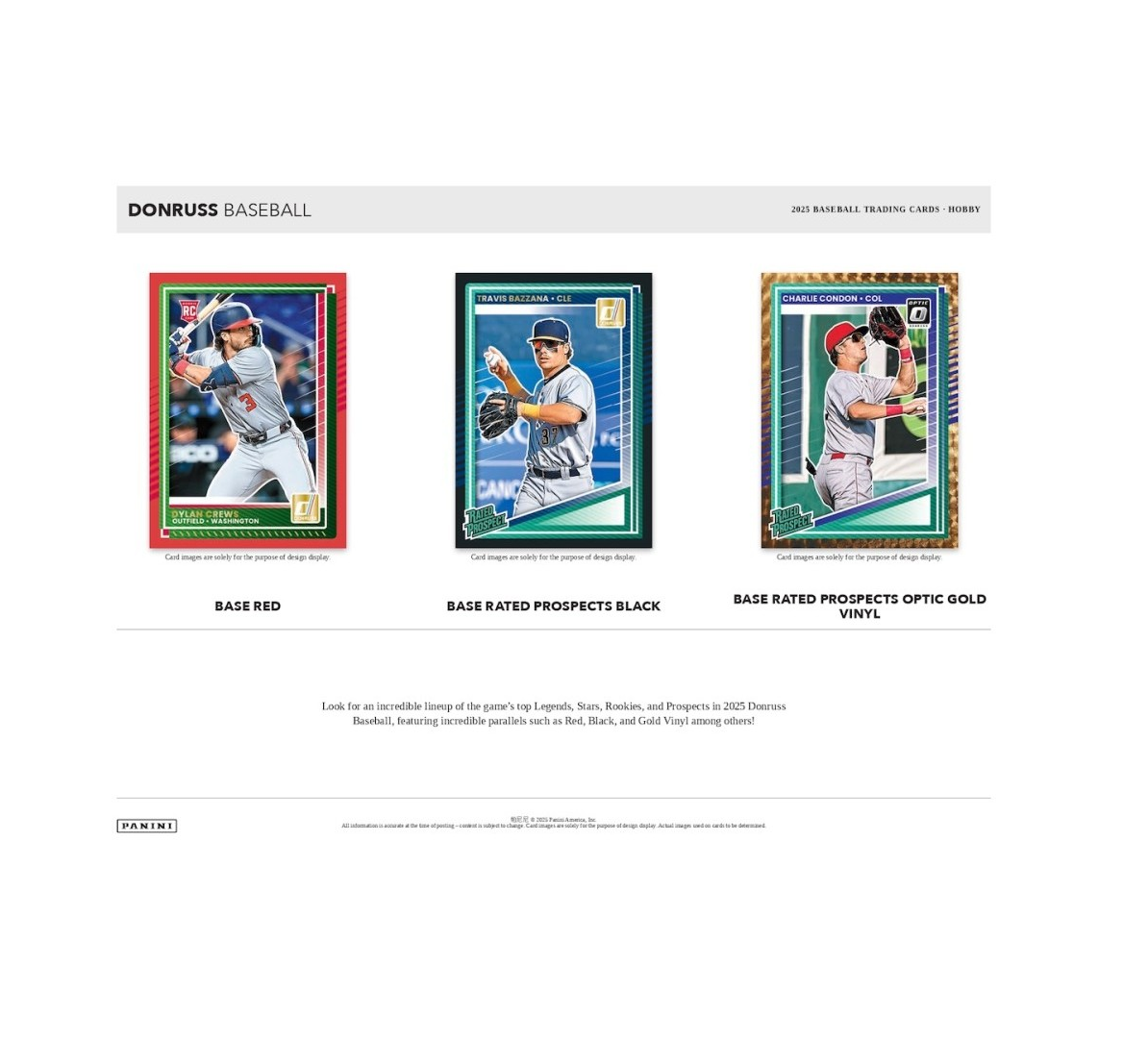 2025 Panini Donruss Baseball Hobby 16-Box Case