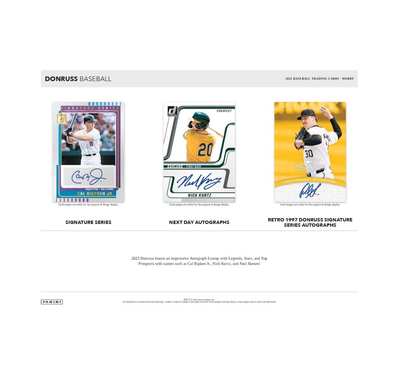 2025 Panini Donruss Baseball Hobby 16-Box Case