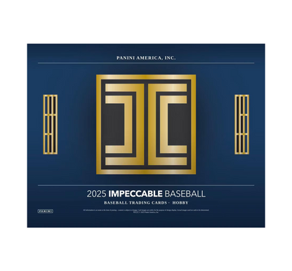 2025 Panini Impeccable Baseball Hobby Box