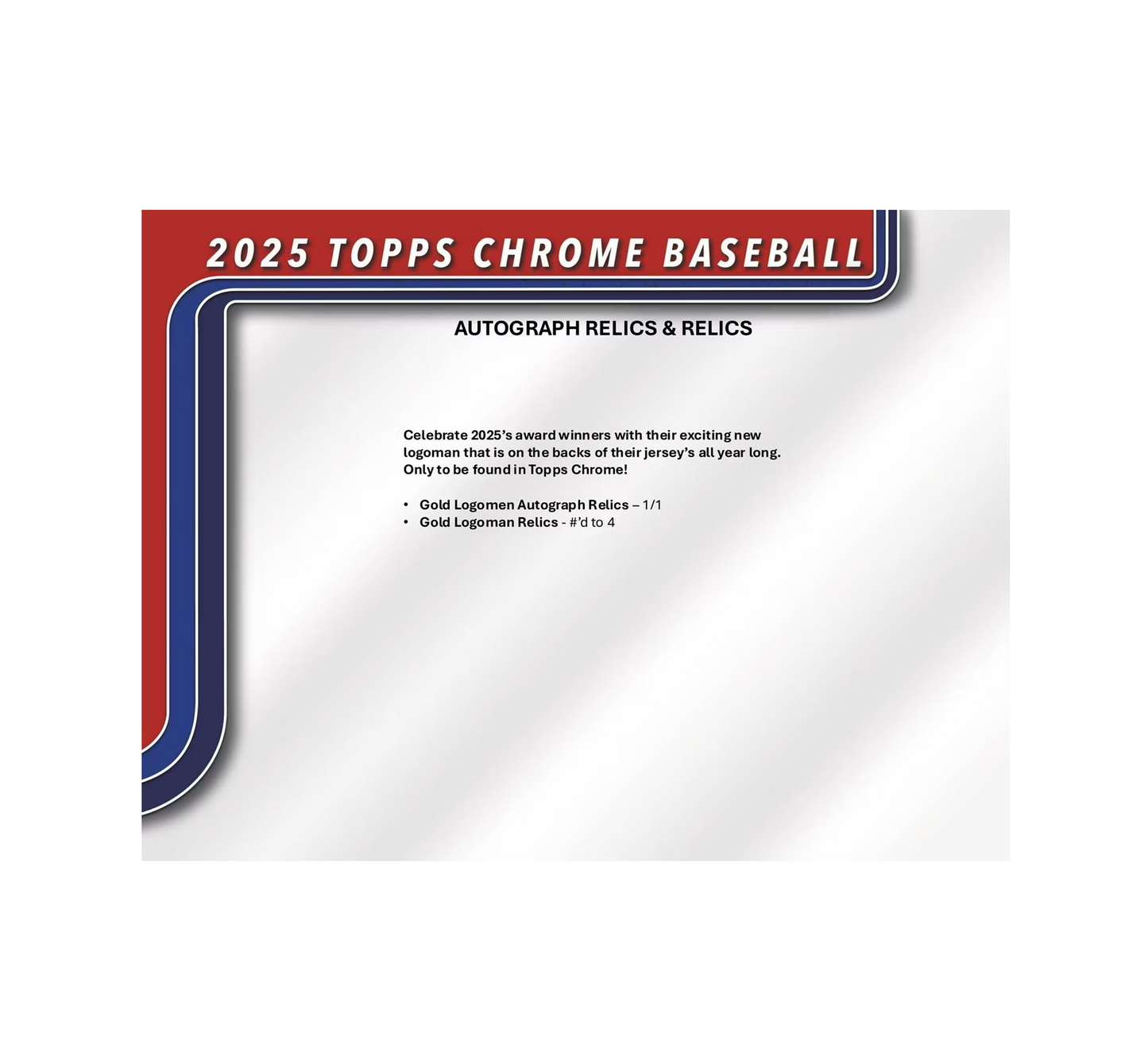 2025 Topps Chrome Baseball Breaker Delight 6-Box Case