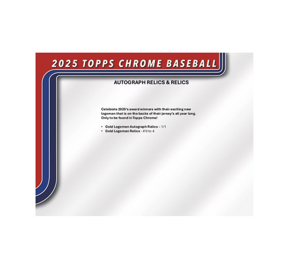 2025 Topps Chrome Baseball Breaker Delight 6-Box Case