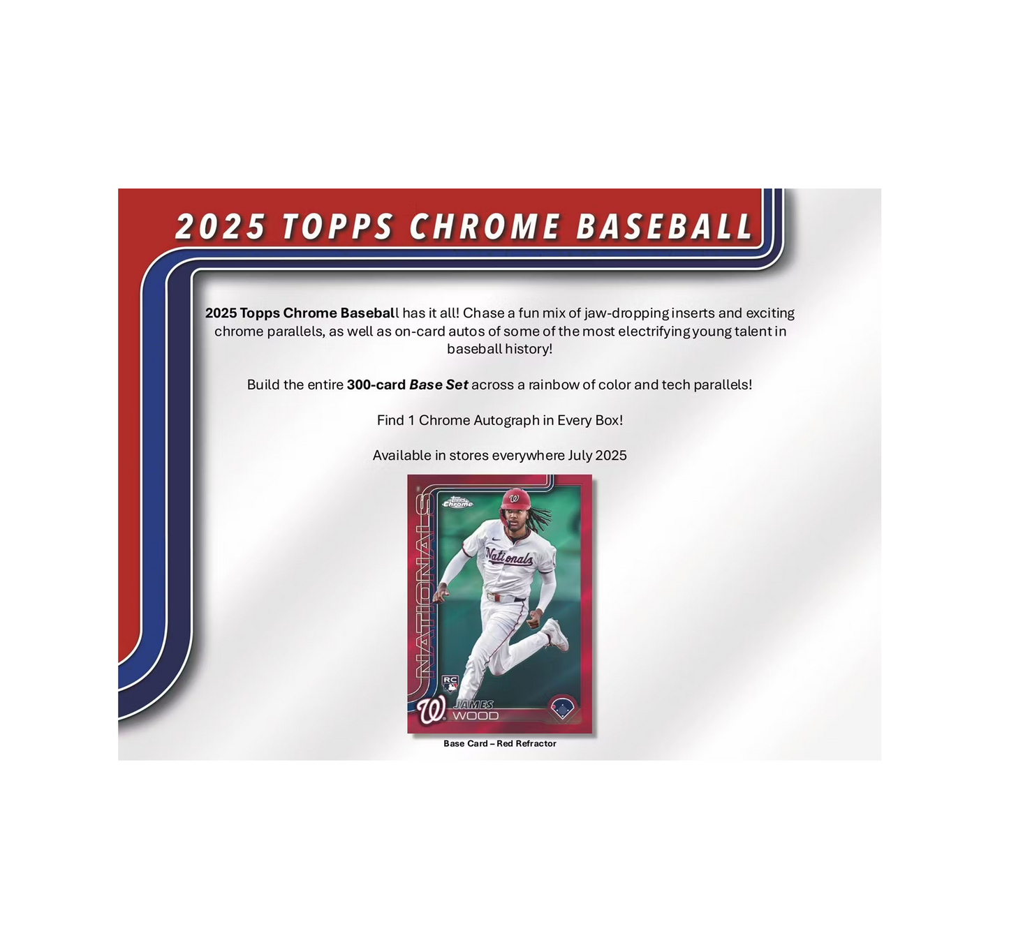2025 Topps Chrome Baseball Breaker Delight 6-Box Case
