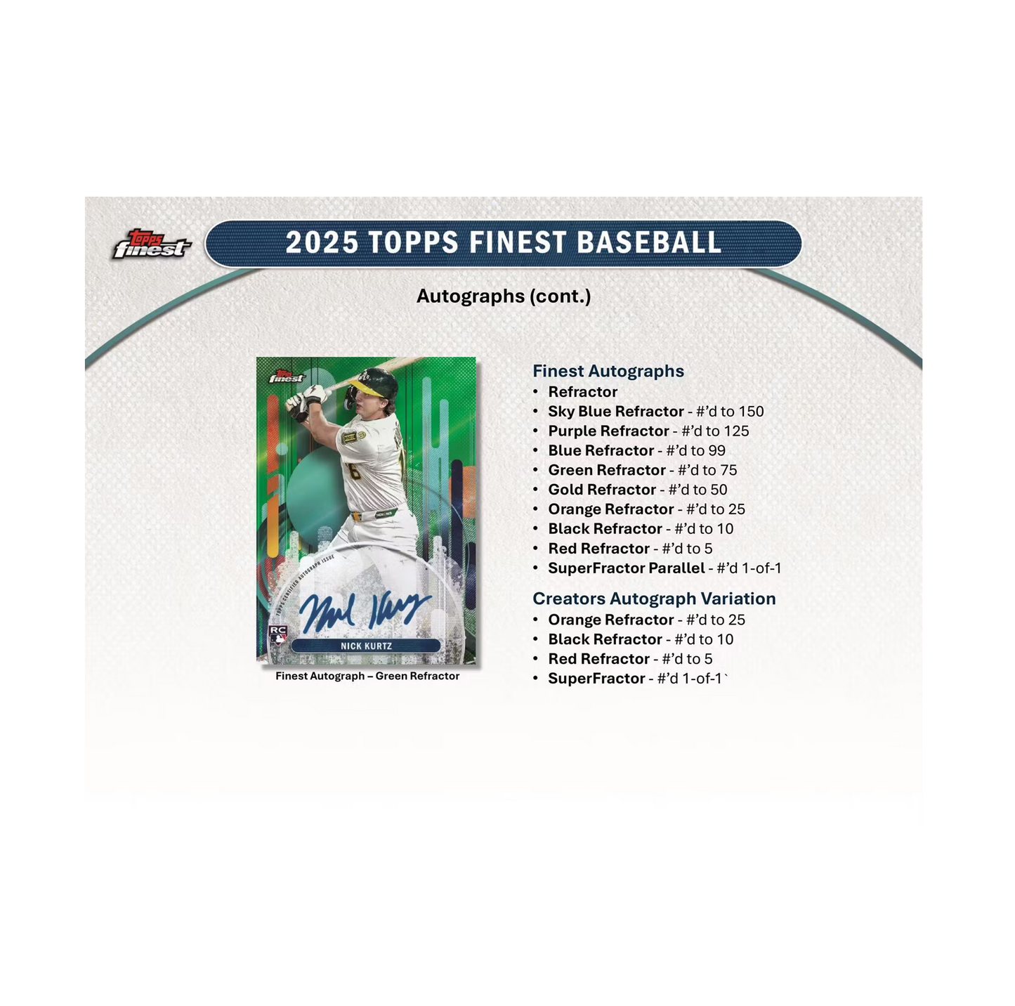 2025 Topps Finest Baseball Hobby 8-Box Case
