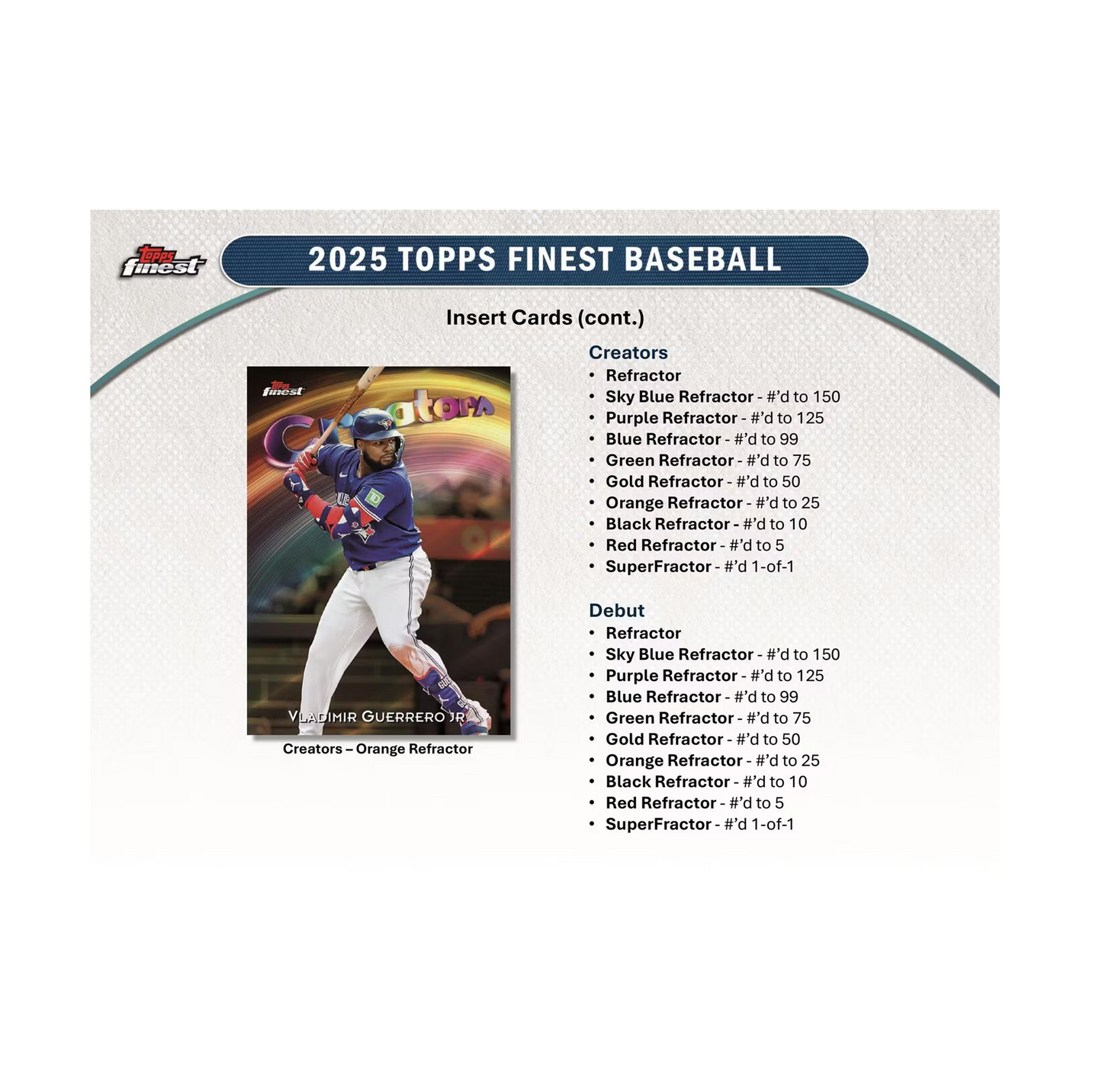 2025 Topps Finest Baseball Hobby 8-Box Case