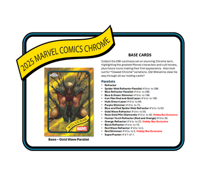 2025 Topps Marvel Chrome Hobby Box