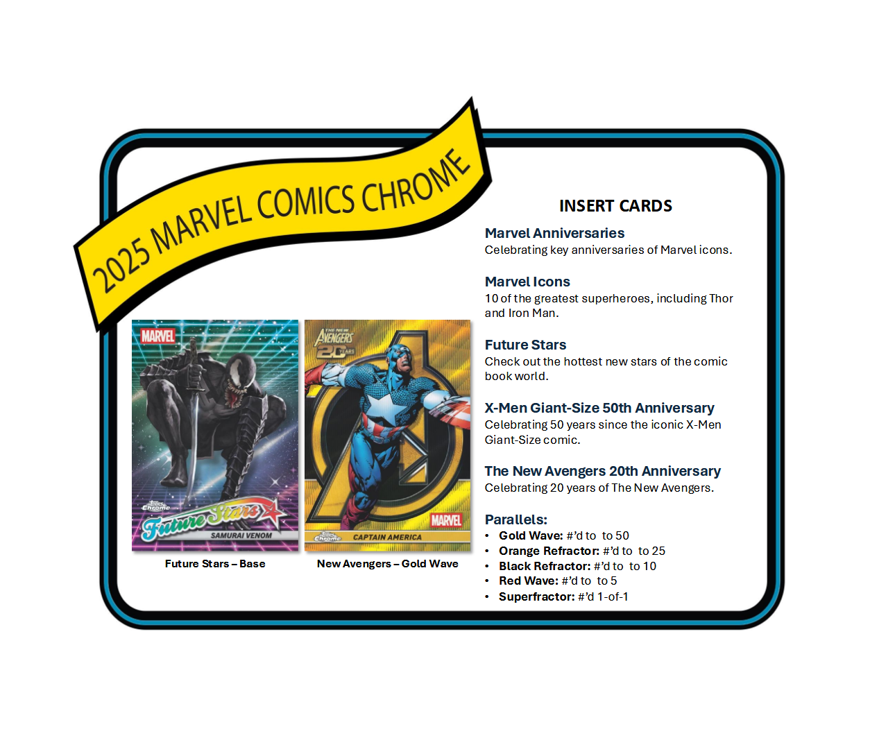 2025 Topps Marvel Chrome Hobby Box