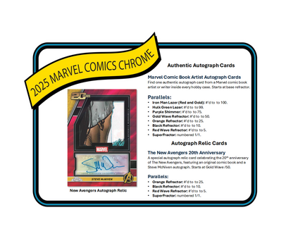 2025 Topps Marvel Chrome Hobby Box