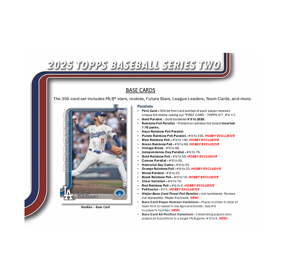 2025 Topps Series 2 Baseball Hobby Jumbo 6-Box Case
