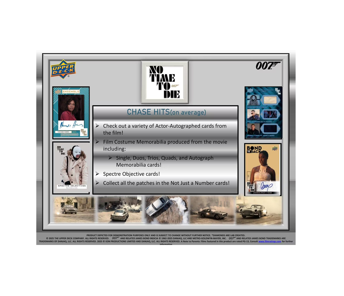 2025 Upper Deck James Bond No Time to Die Hobby 12-Box Case