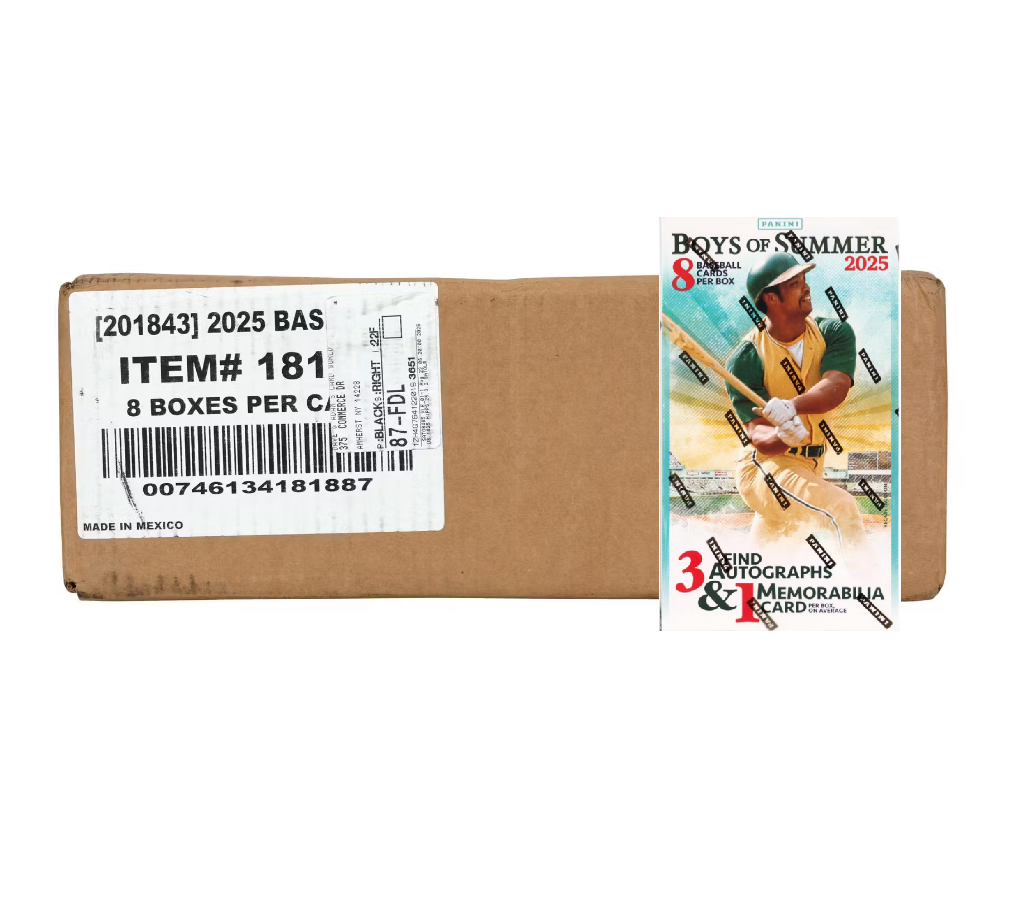 2025 Panini Boys of Summer Baseball Hobby 8-Box Case