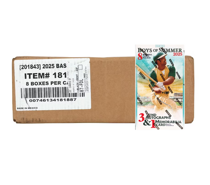 2025 Panini Boys of Summer Baseball Hobby 8-Box Case