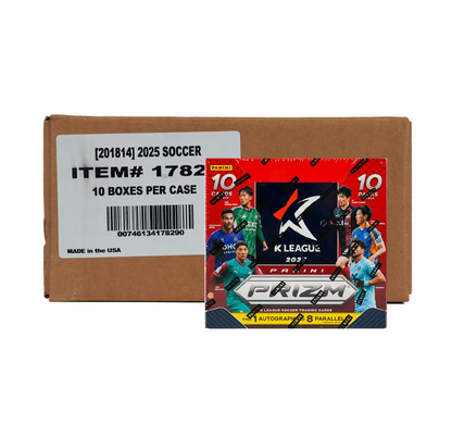 2025 Panini Prizm K League Soccer Hobby 10-Box Case