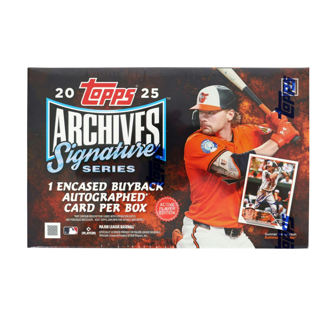 2025 Topps Archives Signature Series Active Player Edition Baseball Hobby 20-Box Case