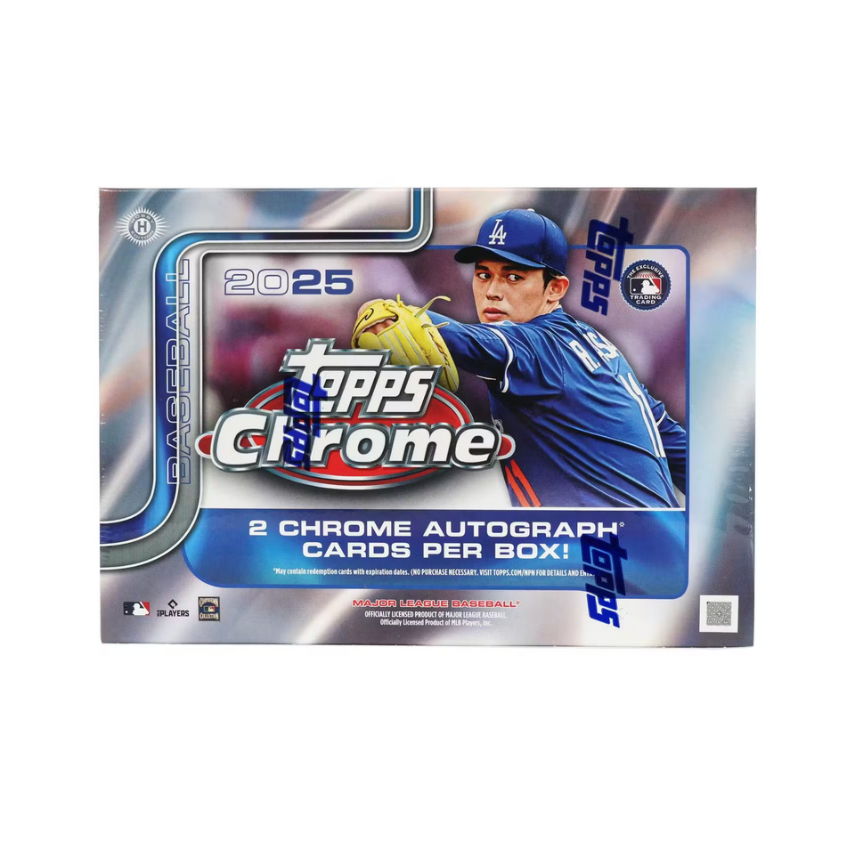 2025 Topps Chrome Baseball Breaker Delight 6-Box Case