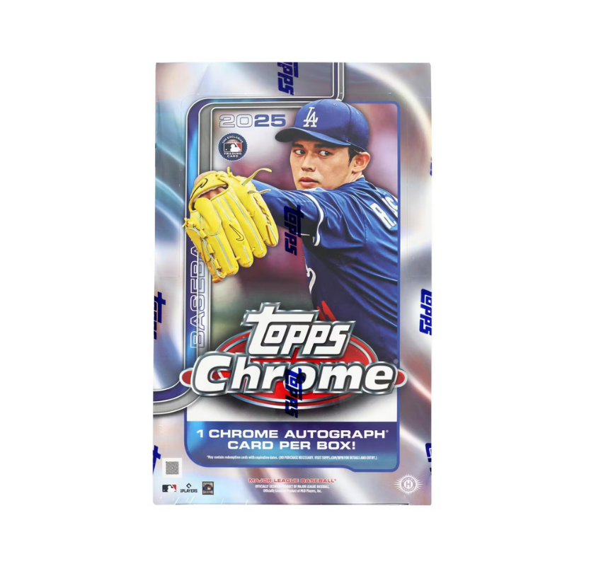2025 Topps Chrome Baseball Hobby 12-Box Case