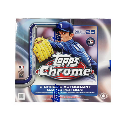 2025 Topps Chrome Baseball Jumbo Hobby 8-Box Case