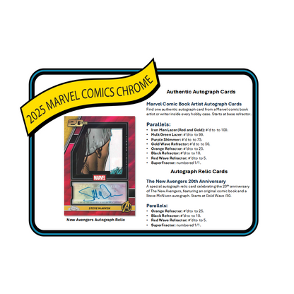 2025 Topps Marvel Chrome Blaster 40-Box Case