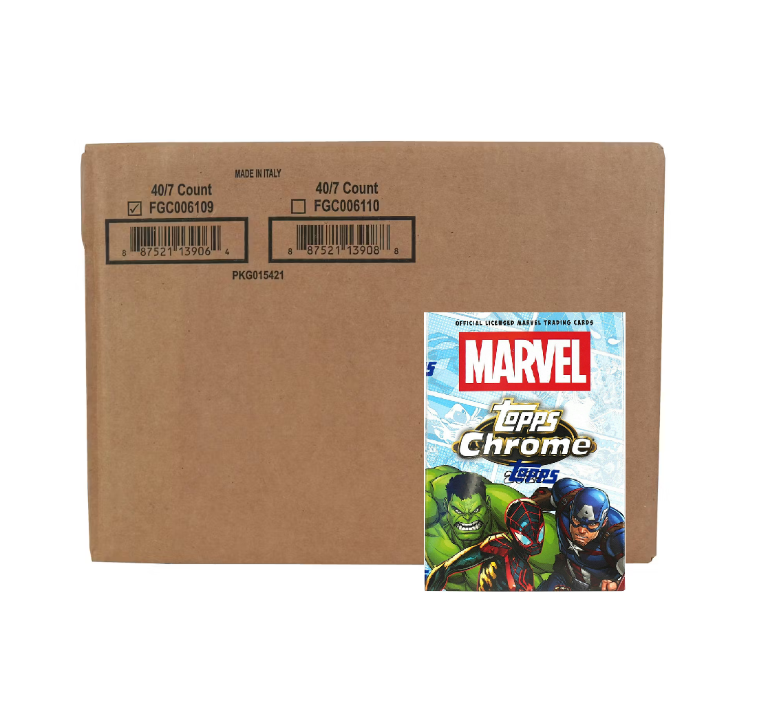 2025 Topps Marvel Chrome Blaster 40-Box Case